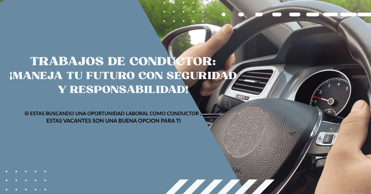 Conductor profesional listo para iniciar una nueva oportunidad laboral.